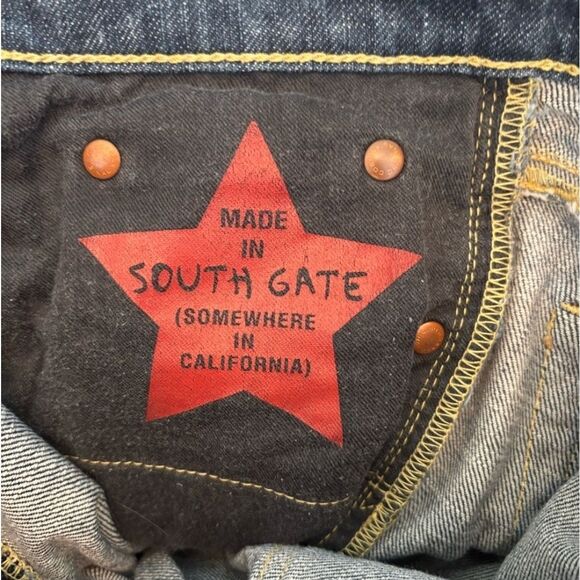 AG Adriano Goldshmied The Angel Jeans Size 31R Medium Wash Bootcut Denim Pants - Picture 5 of 6